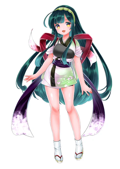 ずん子のカチューシャは枝豆なんですヽ(○'∀`)人('∀`○)ノ #カチューシャの唄の日
