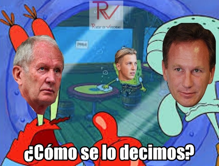 RadardVelocidad's tweet photo. Todo parece indicar que Slowson quedará fuera de Red Bull Racing, esto a falta que se haga oficial.
#F1 #Fórmula1 #F1meme #LiamLawson #Slowson #Rumor #HumorRacing #RedBullRacing #RedBull #F1rumor #BreakingNews https://t.co/FyayD8VOEY