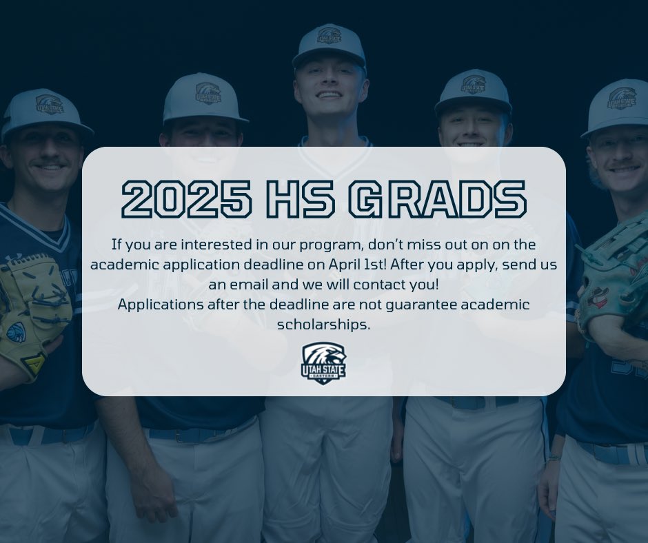 Attention 2025 high school graduates interested in our program! Apply for USU Eastern admission before the academic application deadline on April 1st. Email us to confirm your interest. Submissions after April 1st won’t guarantee academic scholarships!