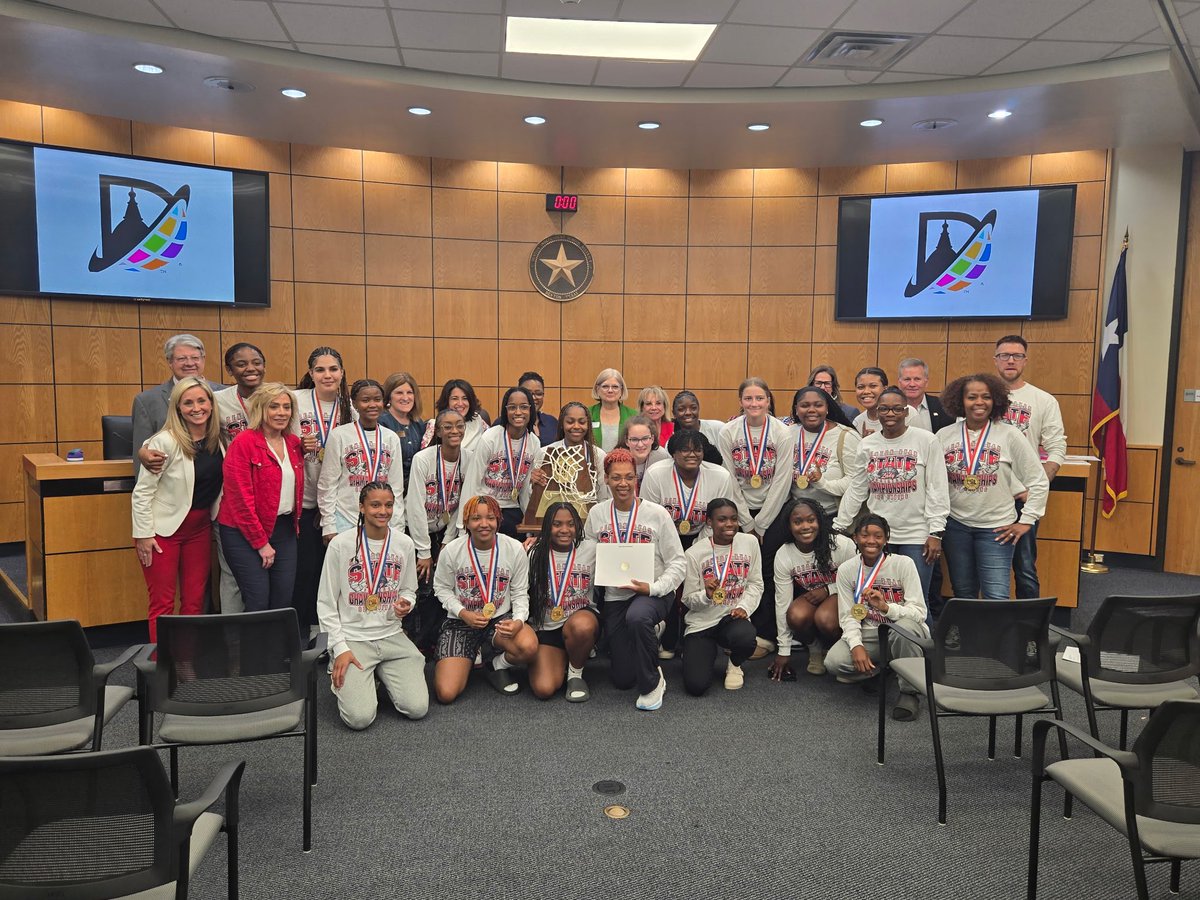 Ryan Girls' Basketball (@ryangirlsbball) on Twitter photo It was an honor to be recognized by the board and stakeholders of <a href="/dentonisd/">Denton ISD</a> tonight. History made, and history still to make- see you again in a year! It was an honor to be recognized by the board and stakeholders of <a href="/dentonisd/">Denton ISD</a> tonight. History made, and history still to make- see you again in a year!
