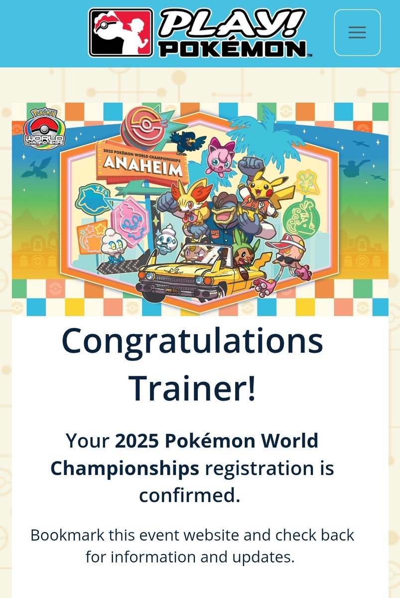 SweetGamerDulce's tweet photo. I'M GOING TO POKÉMON WORLDS, BABYYYYYY!!! https://t.co/YQpno9FDhR