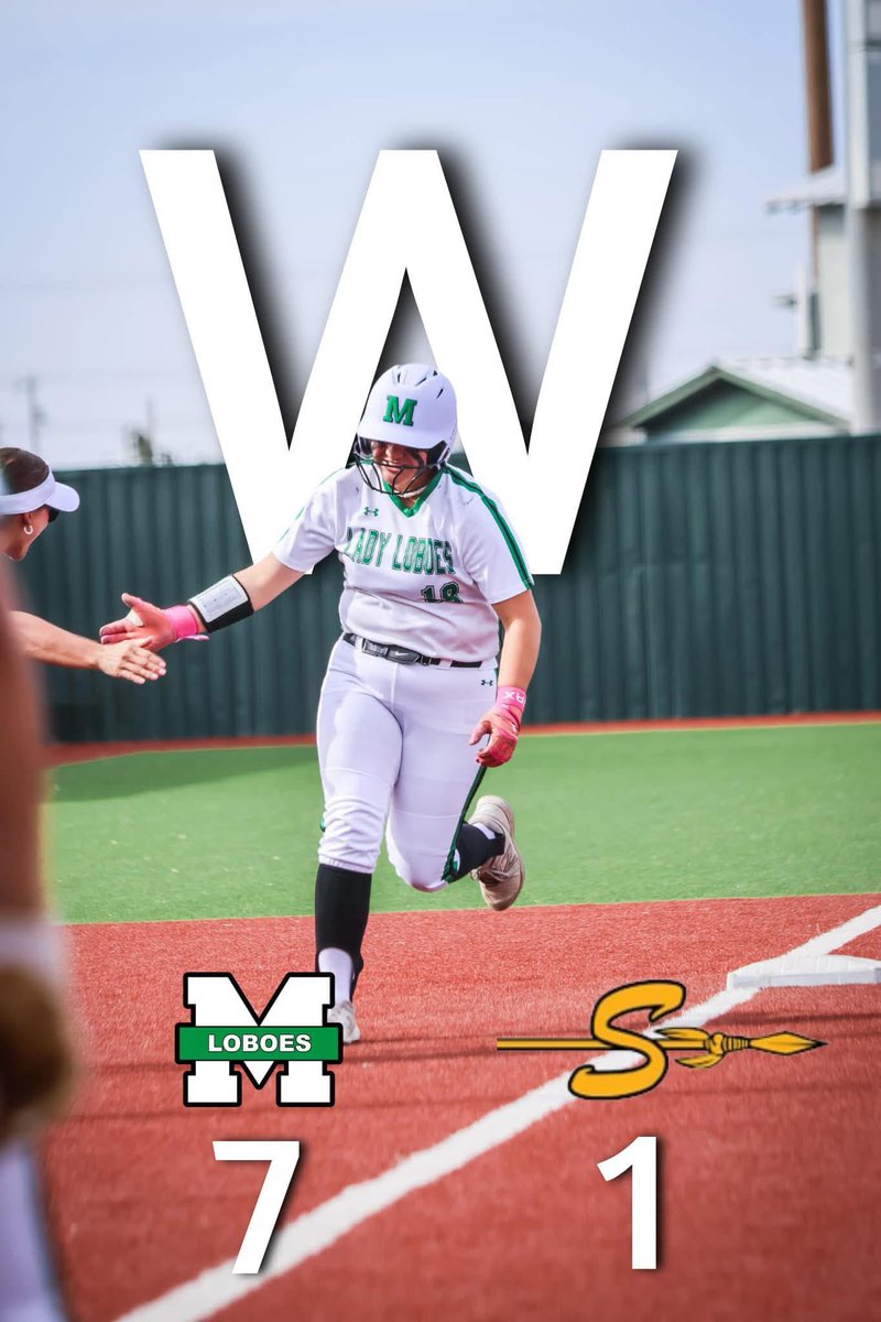 Great win from your Lady Loboes!! We close out the first round of district in Andrews Friday! 💚🐾