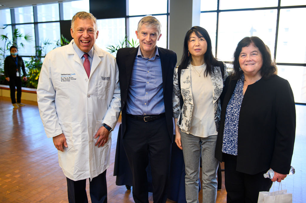 Roy Herbst (@drroyherbstyale) on Twitter photo We hosted the 17th Paul Calabresi Memorial Lecture <a href="/YaleCancer/">Yale Cancer Center</a> <a href="/SmilowCancer/">Smilow Cancer Hospital</a> with <a href="/KimrynRathmell/">Kimryn Rathmell</a> speaking on "Cancer at the Crossroads". With members of the Calabresi family. Great progress in cancer research through innovation, collaboration and mentorship.<a href="/YaleMed/">Yale School of Medicine</a> We hosted the 17th Paul Calabresi Memorial Lecture <a href="/YaleCancer/">Yale Cancer Center</a> <a href="/SmilowCancer/">Smilow Cancer Hospital</a> with <a href="/KimrynRathmell/">Kimryn Rathmell</a> speaking on "Cancer at the Crossroads". With members of the Calabresi family. Great progress in cancer research through innovation, collaboration and mentorship.<a href="/YaleMed/">Yale School of Medicine</a>