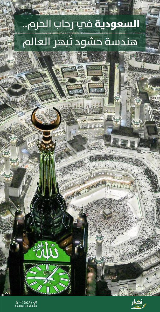 السعودية في رحاب الحرم..

هندسة حشود تُبهر العالم.

-