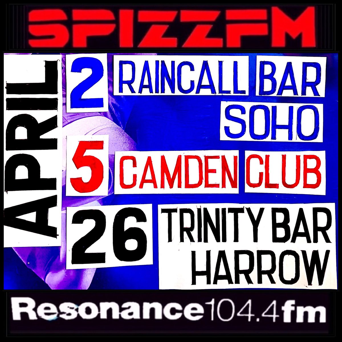 spizzenergi's tweet image. Penultimate #SpizzFM Wed 4pm on @ResonanceFM 104.4fm in London &amp;amp; ResonanceFM.com West End fun in #SpizzWorld &amp;amp; New Band Spots @tombrightmusic @TheMolotovs @EverlastingYea @BonaRays @DragonWelding @joylessjones + tracks by @SDeadBand @RhodaDakar #Spizzology @petewylie