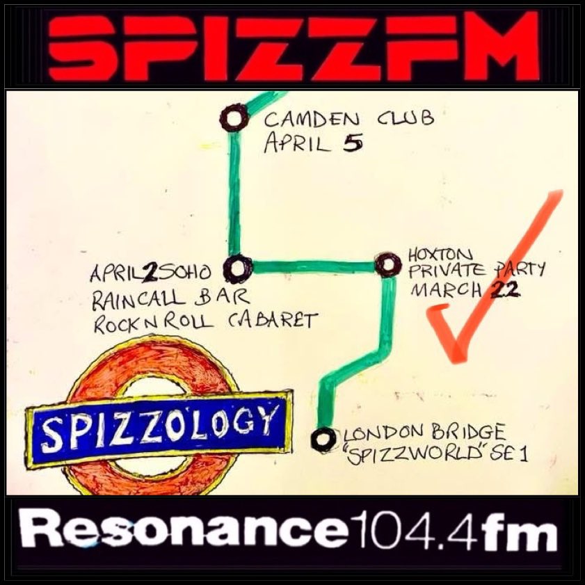 spizzenergi's tweet image. Penultimate #SpizzFM Wed 4pm on @ResonanceFM 104.4fm in London &amp;amp; ResonanceFM.com West End fun in #SpizzWorld &amp;amp; New Band Spots @tombrightmusic @TheMolotovs @EverlastingYea @BonaRays @DragonWelding @joylessjones + tracks by @SDeadBand @RhodaDakar #Spizzology @petewylie