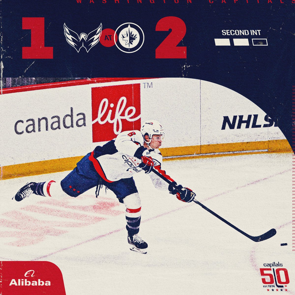 Capitals's tweet photo. Down 1 after 2

#CapsJets | @AlibabaGroup https://t.co/NeQdYGC8eK