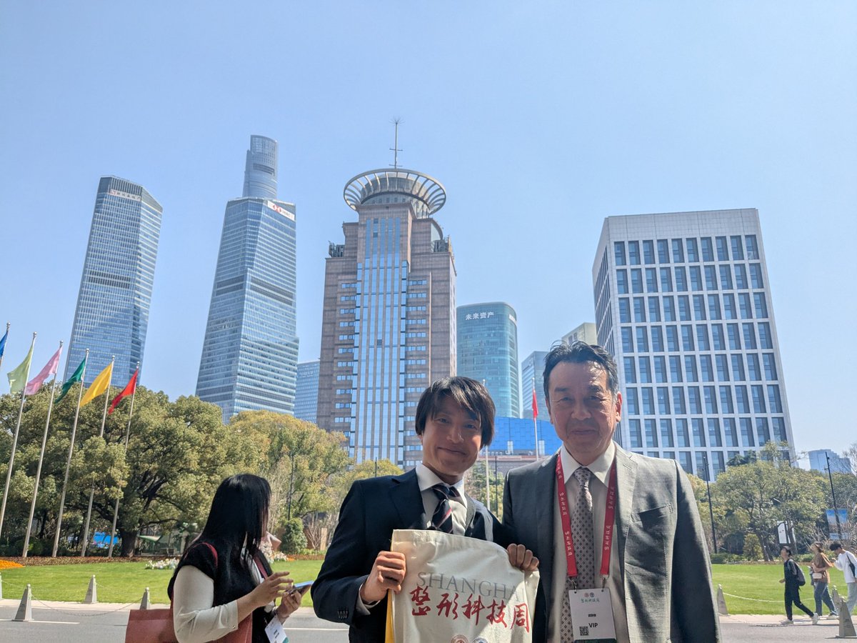 北里大学形成外科教授のレジェンド武田先生と中国上海にて

武田先生ありがとうございました