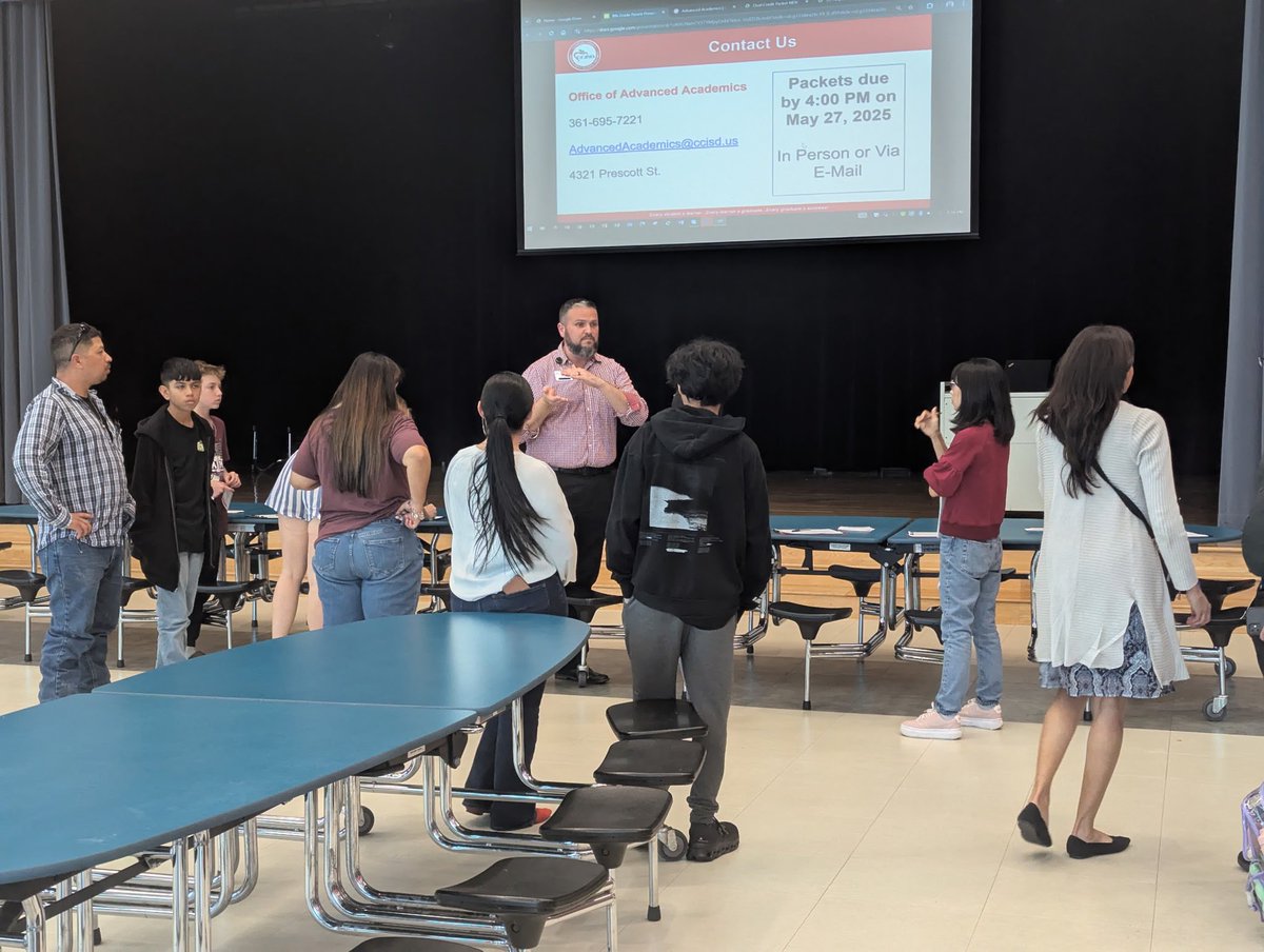Corpus Christi ISD - Advanced Academics (@ccisd_advanced) on Twitter photo Busy day for AA Office - Student interview about AP, IB senior Art Exhibition and dual credit meeting for future freshmen! <a href="/DrSandraClement/">Dr. Sandra Clement</a> <a href="/Soniaz76/">Sonia Zyla</a> <a href="/r0hernandez/">Dr. Roland Hernandez</a> <a href="/LeanneJLibby/">Leanne Libby, APR</a> Busy day for AA Office - Student interview about AP, IB senior Art Exhibition and dual credit meeting for future freshmen! <a href="/DrSandraClement/">Dr. Sandra Clement</a> <a href="/Soniaz76/">Sonia Zyla</a> <a href="/r0hernandez/">Dr. Roland Hernandez</a> <a href="/LeanneJLibby/">Leanne Libby, APR</a>