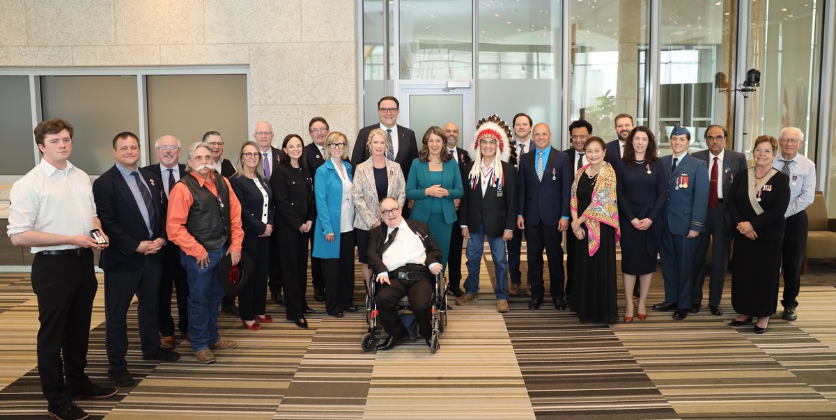 Today we acknowledged deserving Albertans who contribute to our community in so many ways by bestowing upon them the King’s Medals in honour of the coronation of His Majesty,  King Charles III.