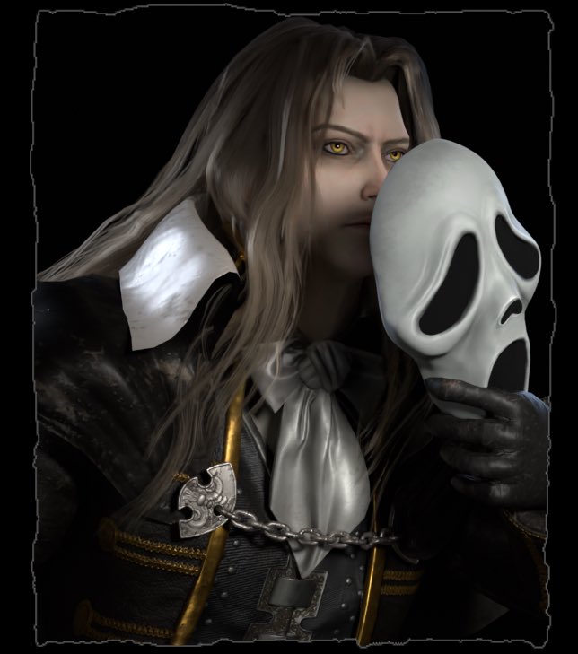 glushei's tweet image. Ghost face portraits for Castlevania Legendary Survivors!