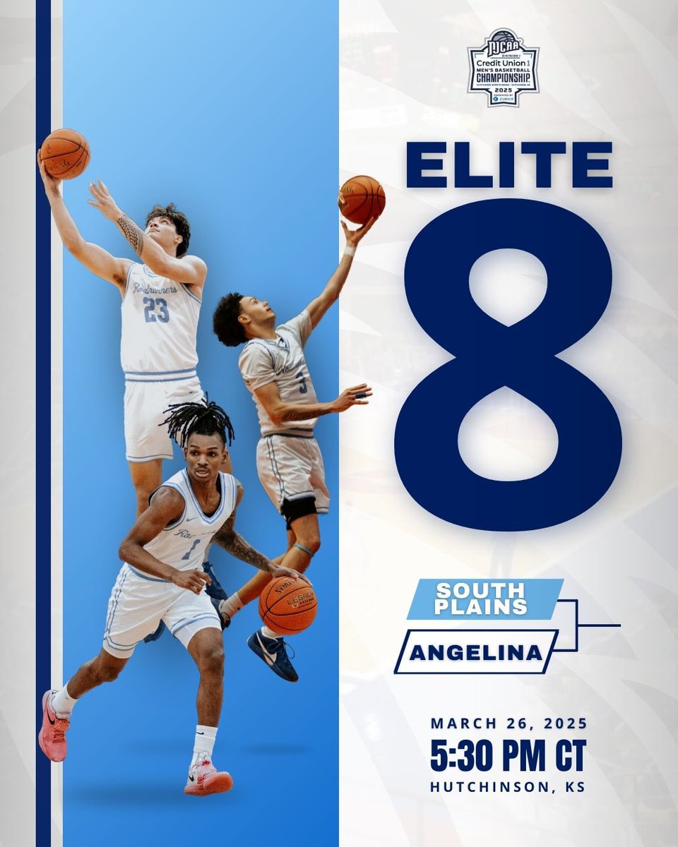 ELITE 8 BOUND

Next up Roadrunners take on South Plains College tomorrow in the Elite 8!!

#RunEm #SameGameSameRules