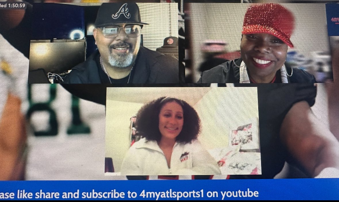 AtLisa30331's tweet image. We had fun chatting with “Queen of the Dirty Birds Nest.” We talked Atlanta Falcons, Atlanta United, the 2026 FIFA Games at the Benz, and so much more!
Check out the podcast replay at:
youtube.com/live/bRkTBJAGh…