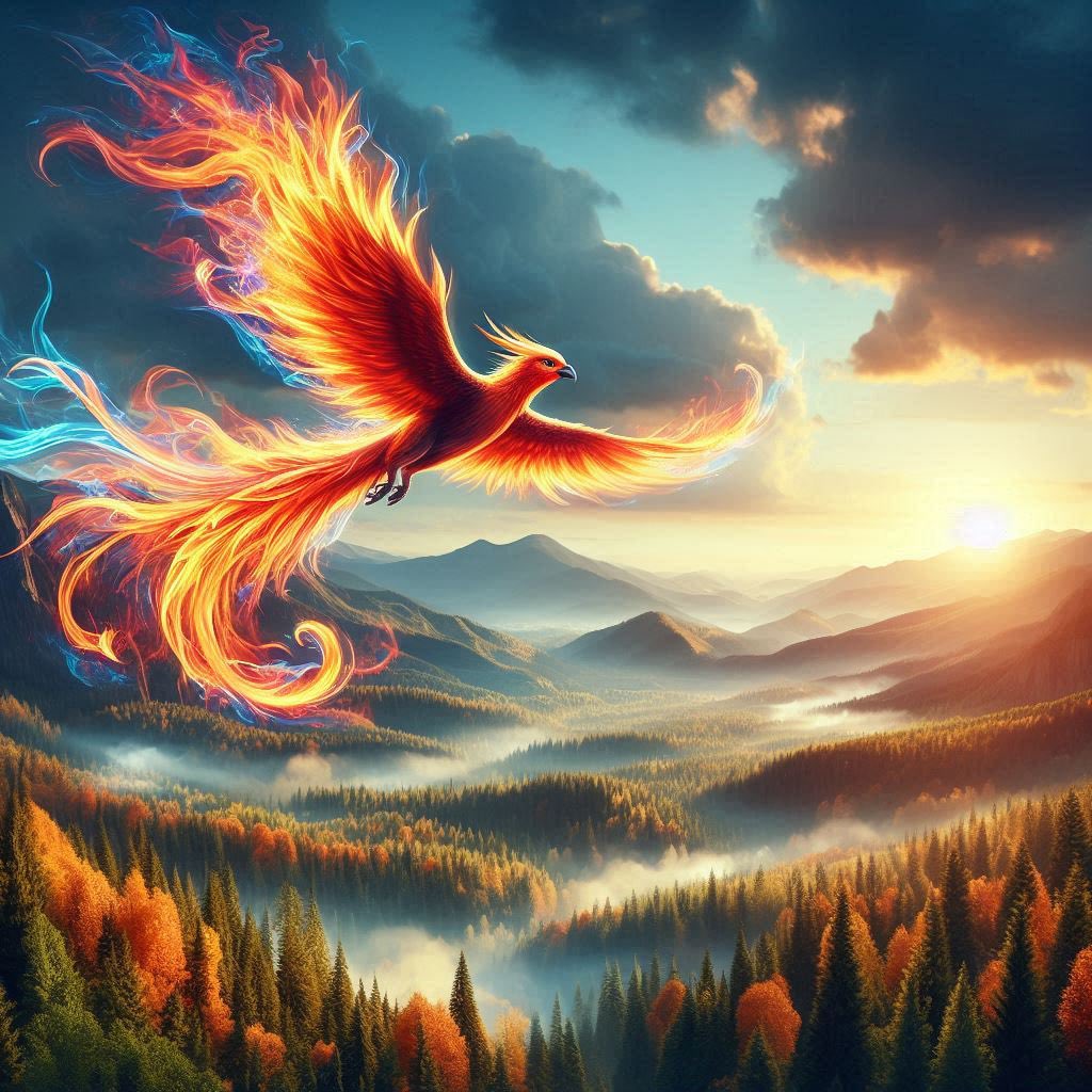 ChronsExplained's tweet photo. Unleashing the fiery power of the phoenix—aggressive, majestic, and ablaze with strength. 🔥✨ #Phoenix #FantasyArt #Mythical #legend #mythology #folklore #chroniclesexplained https://t.co/os98qYpXQW