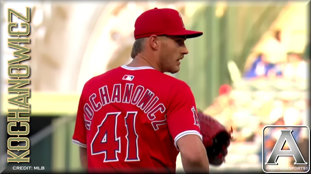 AnaheimSports1's tweet photo. Kochanowicz Final Line 🌴✅
Jack Kochanowicz IP 7.0 2H 2R 2ER 2BB 3K 1HR (76P/51S)
Max 97.6 / Min 82.2 / Avg 92.8 MPH
#Kochanowicz #JackieK #GoHalos #LADvsLAA https://t.co/joPZ1m2sLM