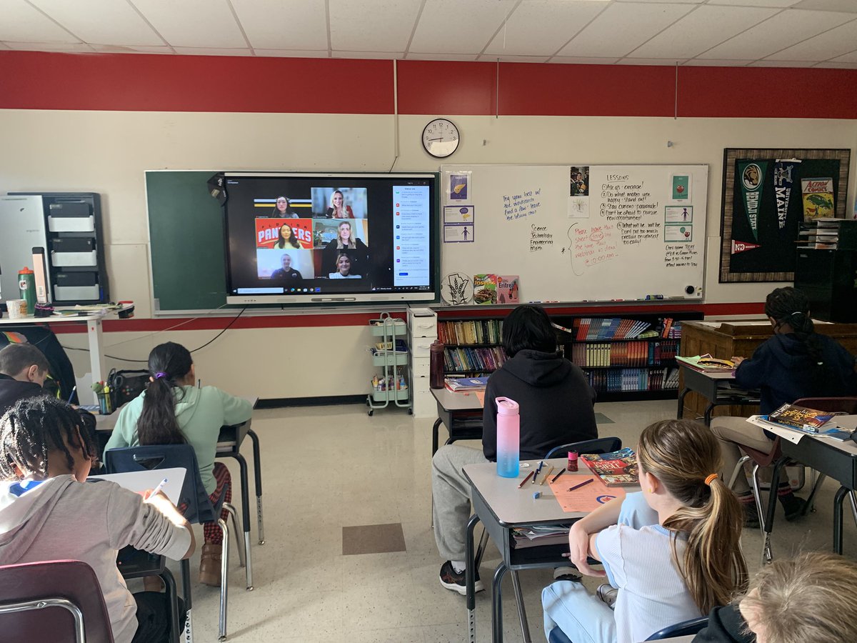 thank you Women in STEM! My grade 6’s learned a lot today during the Hockey Panel in Brandon, MB💜 <a href="/NHL/">NHL</a> <a href="/NhlUnited/">NhlUnited</a> <a href="/NHLPA/">NHLPA</a> <a href="/EVERFIK12/">EVERFIK12</a> <a href="/boof_campbell/">Jessica Campbell</a> #NHLWomensHistory
