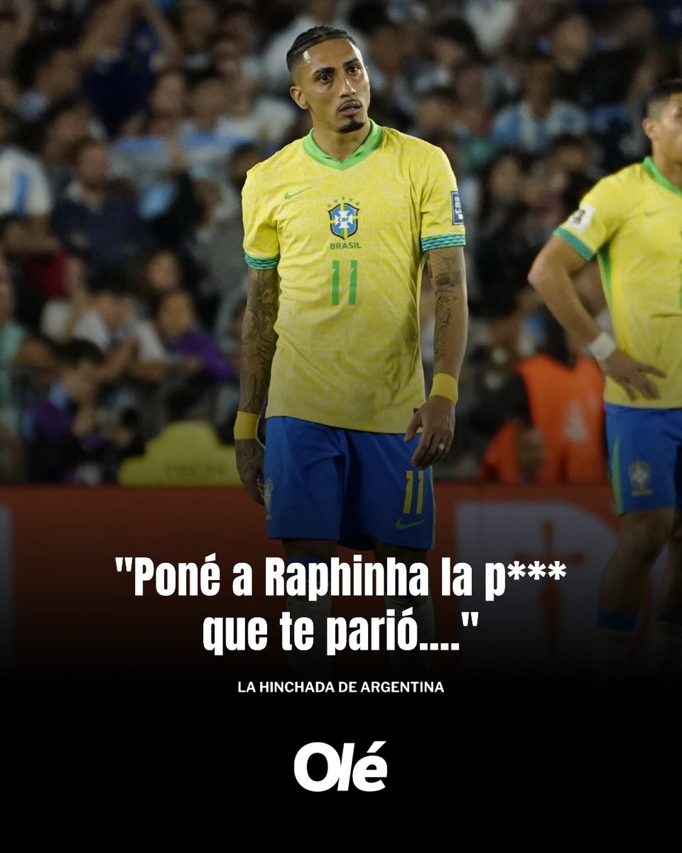 PONÉ A RAPHINHA 🇧🇷😂

El brasileño habló en la previa. Argentina respondió en l cancha

PALIZA HISTÓRICA