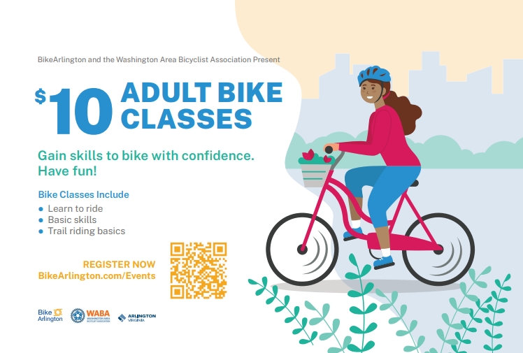 🌞 It's Spring in <a href="/ArlingtonVA/">Arlington County</a>!
🚲Spring into biking with our <a href="/WABADC/">WABA</a> ADULT BIKE CLASSES!🚲
🚴🏿‍♂️Sat, April 6 - Adult Learn to Ride
🚴🏽‍♀️ Sat, April 19 - Trail Riding Basics
💳ONLY $10! (limited space!)
⏰REGISTER TODAY: ow.ly/iUHe50V9A9w
<a href="/CarFreeDiet/">Car-Free Diet</a> <a href="/ArlingtonDES/">Arlington Department of Environmental Services</a> <a href="/arlparksrec/">ARL VA Parks & Rec</a>