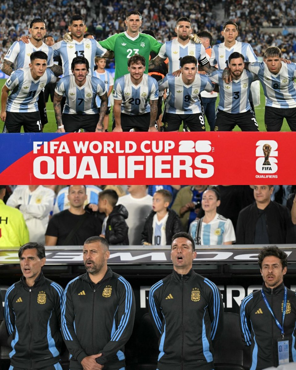 Sin Messi.

Sin Lautaro.

Sin Dybala.

Y estando ya clasificados para el próximo Mundial. 

Hoy no necesitaban ganar. Pese a eso, salieron a entregar una de las mayores exhibiciones en toda la historia del fútbol sudamericano. 

Si realmente te gusta la pelotita, respetas,