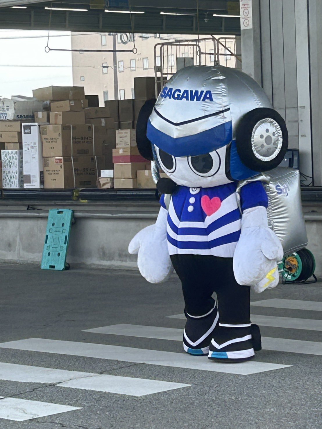 佐川急便 SAGAWA 飛脚くん人形➕飛脚くんキーホルダー 佐川急便 飛脚