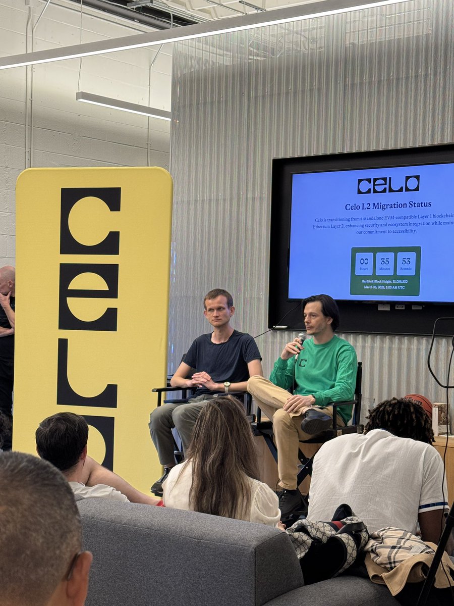MarkusMento โ ๐ฆ๐ณ (@markusmento) on Twitter photo 35 Minutes until <a href="/Celo/">Celo.eth/acc ๐ฆ ๐ณ</a> is coming home to <a href="/ethereum/">Ethereum.org</a>. Exciting times, thanks <a href="/VitalikButerin/">vitalik.eth</a> and <a href="/marek_/">mareko.eth | Celo L2 ๐ฆ๐ณ</a> for sharing about the significance of this super exciting step. 35 Minutes until <a href="/Celo/">Celo.eth/acc ๐ฆ ๐ณ</a> is coming home to <a href="/ethereum/">Ethereum.org</a>. Exciting times, thanks <a href="/VitalikButerin/">vitalik.eth</a> and <a href="/marek_/">mareko.eth | Celo L2 ๐ฆ๐ณ</a> for sharing about the significance of this super exciting step.