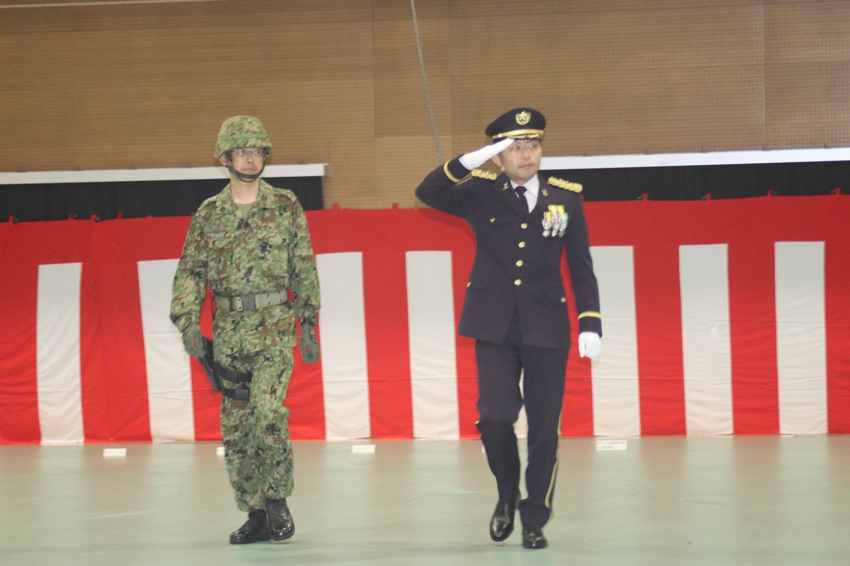 3月3日(月)第27代 #第7高射特科群長 として久保1佐の着任式が行われ