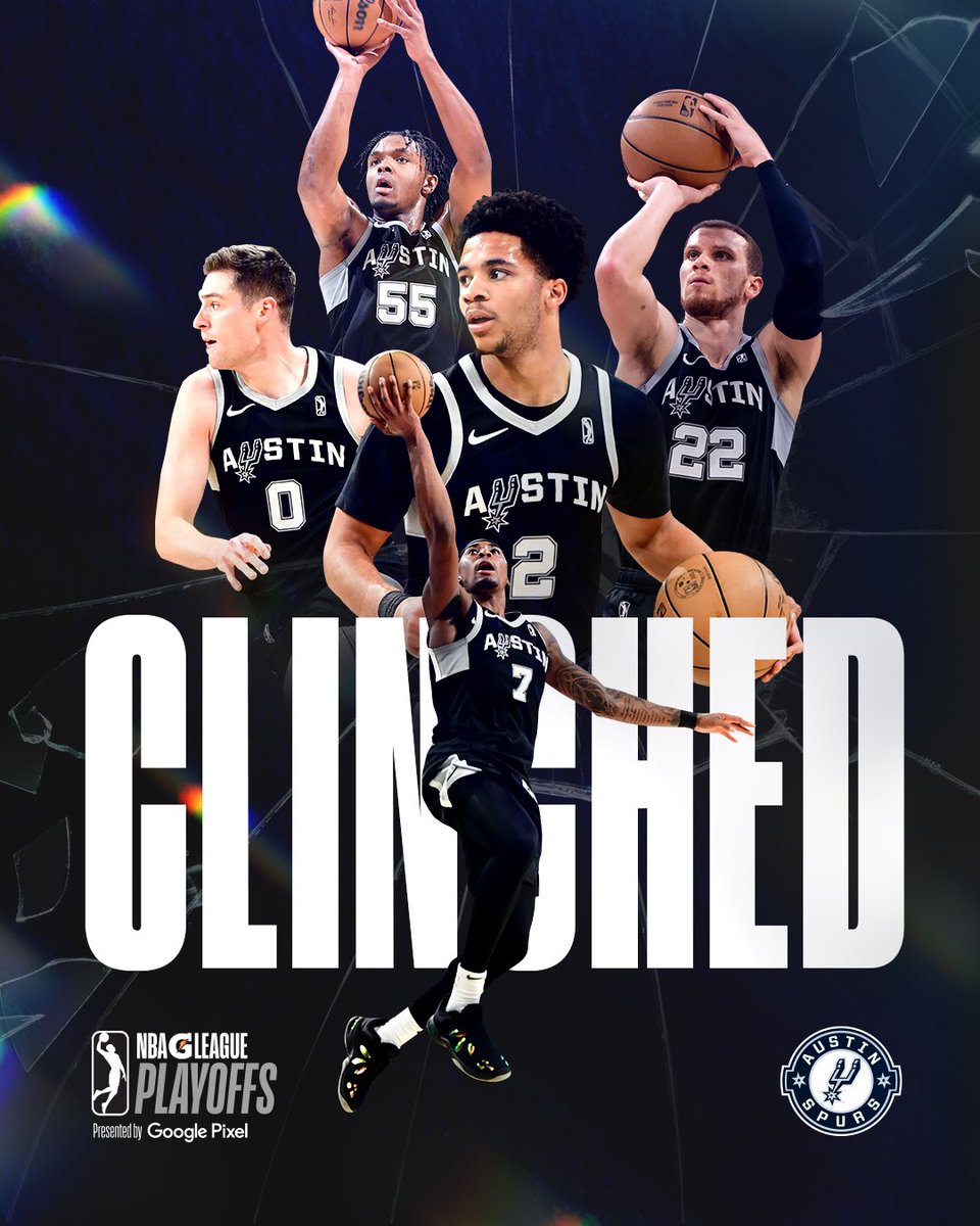 NBA G League (@nbagleague) on Twitter photo Malachi Flynn, Harrison Ingram, and the <a href="/austin_spurs/">Austin Spurs</a> are headed to the postseason for the first time since 2021! 🏆
With tonight’s win, they have punched their ticket into the 2025 #NBAGLeaguePlayoffs presented by <a href="/GooglePixel_US/">Google Pixel</a>. Malachi Flynn, Harrison Ingram, and the <a href="/austin_spurs/">Austin Spurs</a> are headed to the postseason for the first time since 2021! 🏆
With tonight’s win, they have punched their ticket into the 2025 #NBAGLeaguePlayoffs presented by <a href="/GooglePixel_US/">Google Pixel</a>.