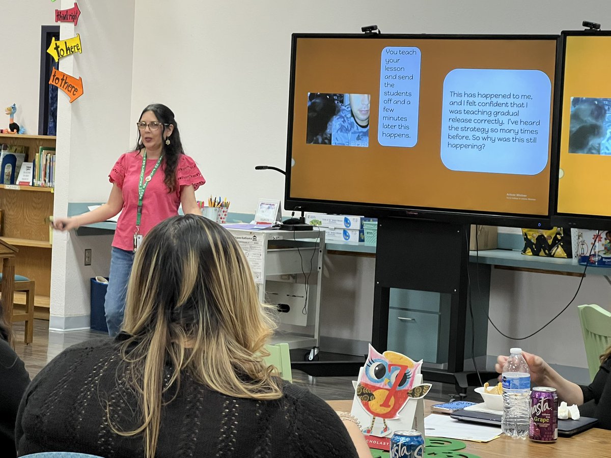 nadia_dlr's tweet photo. Our teachers share the great things happening in their classrooms with their colleagues. Thank you @susieolsen88 & Ms. Lopez! #ExplorerExcellence https://t.co/leGSb900ca
