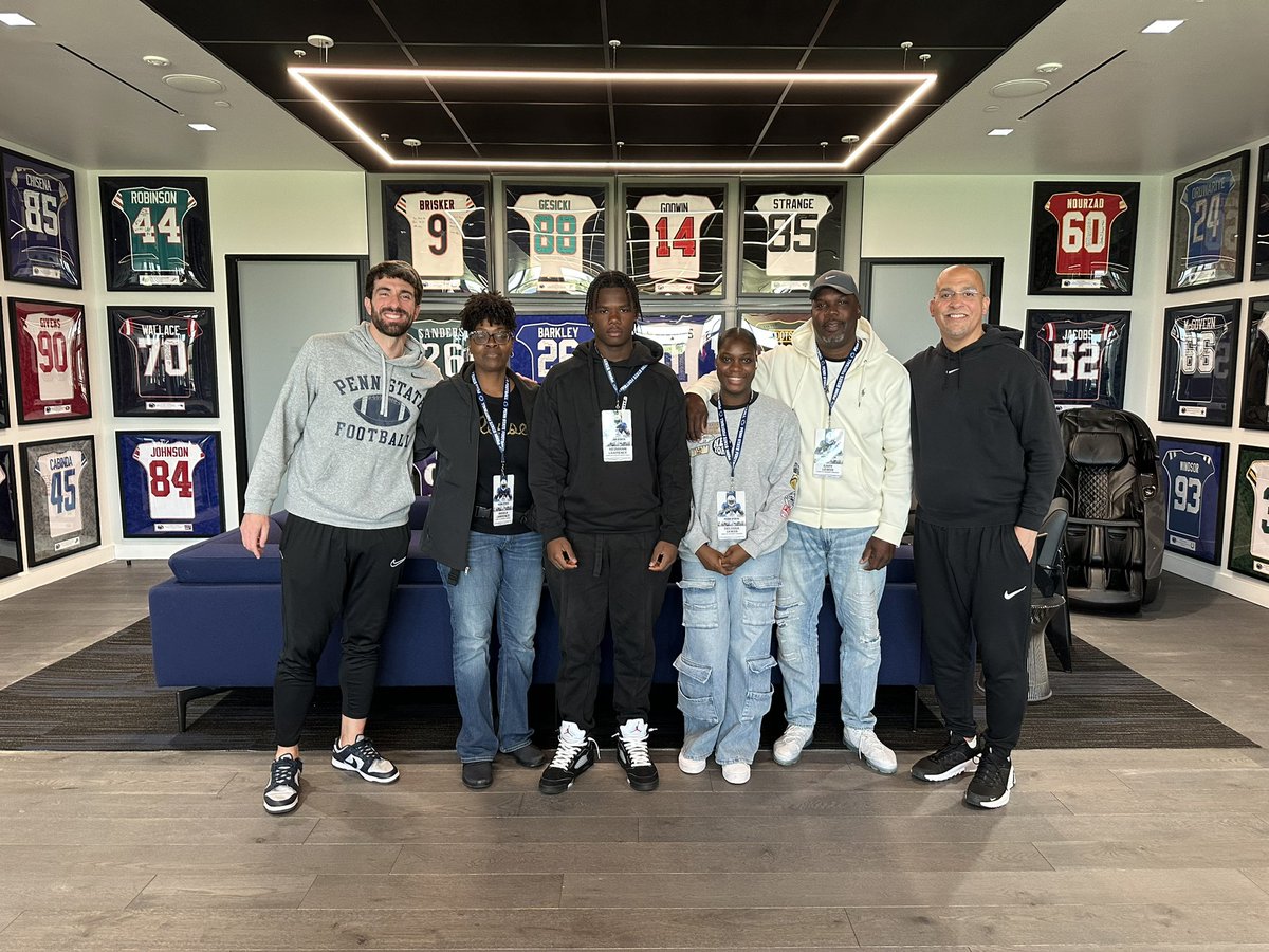After a Great Day at Penn State I am Blessed to Receive an Offer from Penn State University 🤍 ! #WeAre
<a href="/DannyOBrienQB/">Danny O'Brien</a> 
<a href="/coachjfranklin/">James Franklin</a> 
<a href="/BozemanQBs/">Bozeman Quarterbacks</a> 
<a href="/On3sports/">On3</a> 
<a href="/Rivals/">Rivals</a> 
<a href="/adamgorney/">Adam Gorney</a> 
<a href="/TomLoy247/">Tom Loy</a>