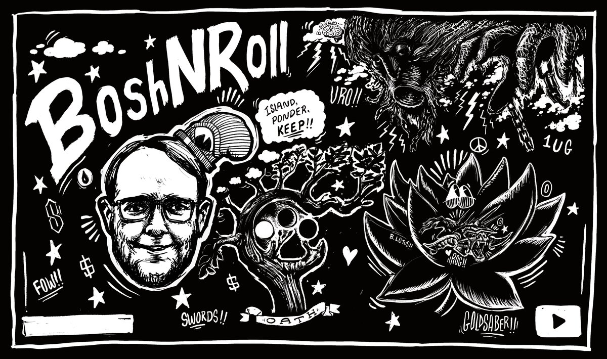 The first ever BoshNRoll playmat is now live to order!

<a href="/Goldsabertooth/">𓆝 𓆟 𓆞 Goldsabertooth𓆝 𓆟 𓆞</a> crushed the design.

The mats are felt flocked and stitched. This style is truly the best playmat I've ever held. So happy for this collaboration.

goldsabertooth.etsy.com/listing/187961…