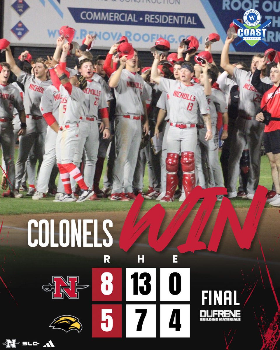 Nicholls Baseball (@nicholls_bsb) on Twitter photo 