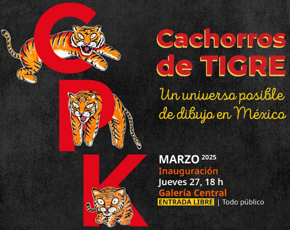 AlcanzaPoesia's tweet photo. “Cachorros de tigre”, exposición de dibujo en México. https://t.co/6i2AX7PqTh https://t.co/hv6uTBHCMZ
