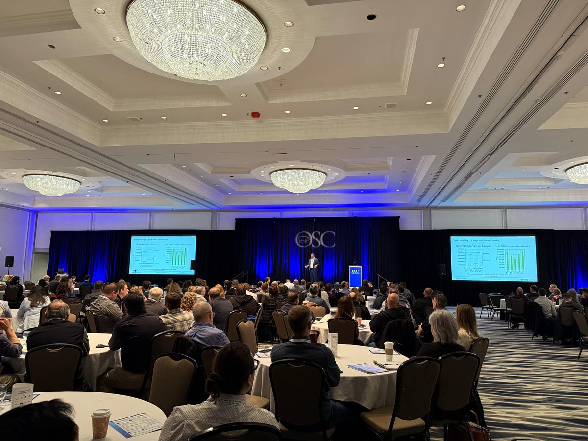 Day 1 at the Ontario Swine Conference brought great insights on AI, meat quality, &amp; consumer trends—key topics shaping the pork industry

Looking forward to Day 2 and more engaging conversations for Ontario’s swine sector! 🐖💬 <a href="/OntarioPorkNews/">Ontario Pork Producers</a> <a href="/uofg/">University of Guelph</a> <a href="/OMAFAinnovates/">OMAFA Research & Innovation</a>