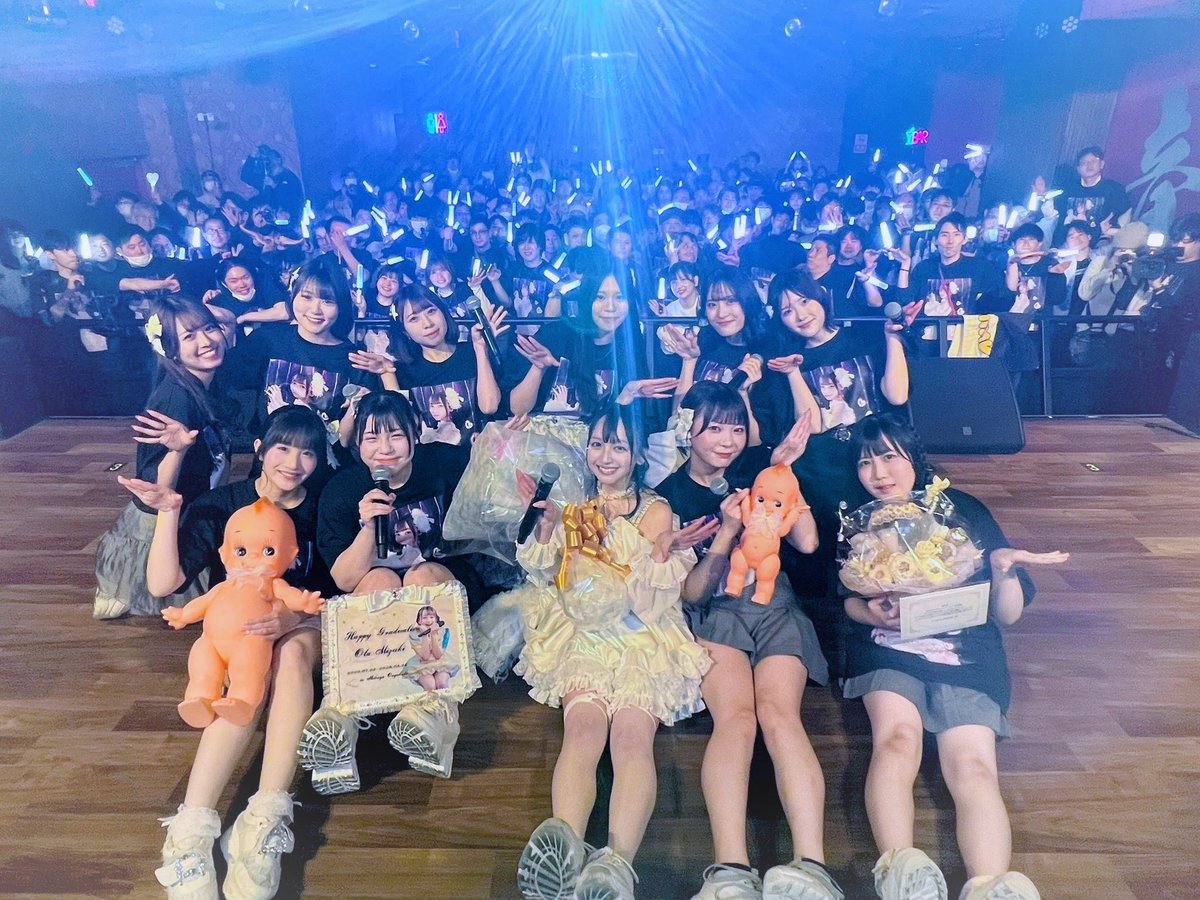 ┈ﾟ･*.♡ 太田みづき卒業ライブ ♡.*･ﾟ┈

改めまして、ご来場いただいた皆さま本当にありがとうございました🎀
想像以上にたくさんの方が会場に足を運んでくださっていて、その景色に感動いたしました！！

世界一幸せだった♡
みんなと過したこの時間は一生の宝物です🤍ྀི✨️
2025.3.24