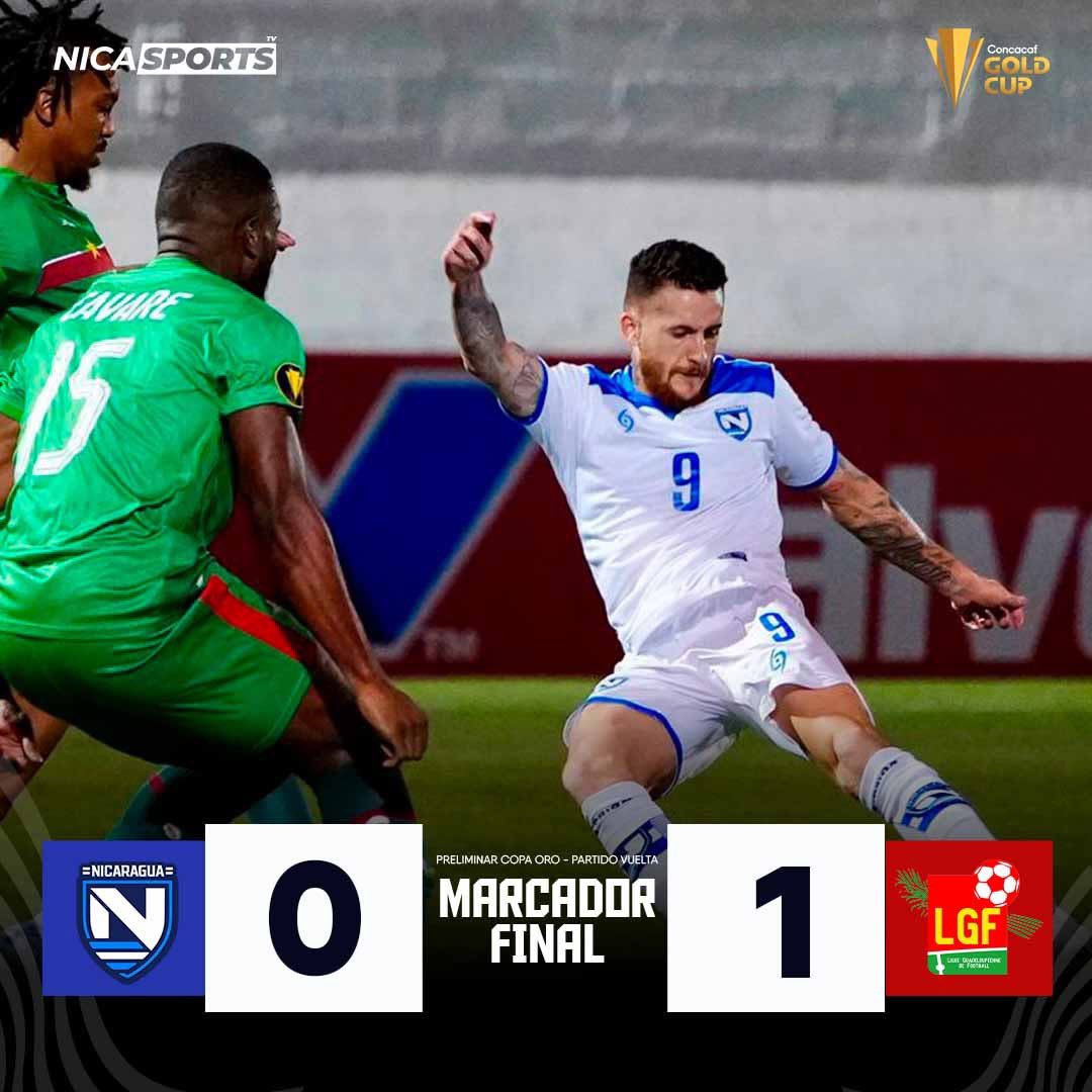 ⏰Final del Partido | Eliminatoria Copa Oro🏆 🔛Nicaragua 🇳🇮 0️⃣🆚1️⃣ Guadalupe🇬🇵 Global (2-0) a Favor de Guadalupe