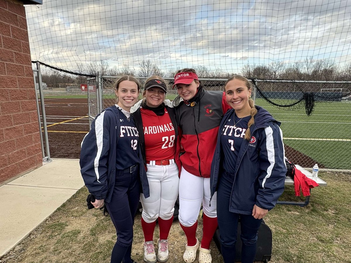 High school ball can be fun when teammates get to compete against each other.  Looking forward to this summer with these 4.