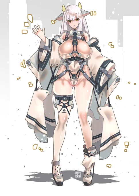夕飯前の落書きデザイン199「あ こっちです こっち いつもの制服と違うんで解りませんでした? いきなり暑くなってきたんで パーテッドスリーブです ちょっと狩衣感ありますよね」 