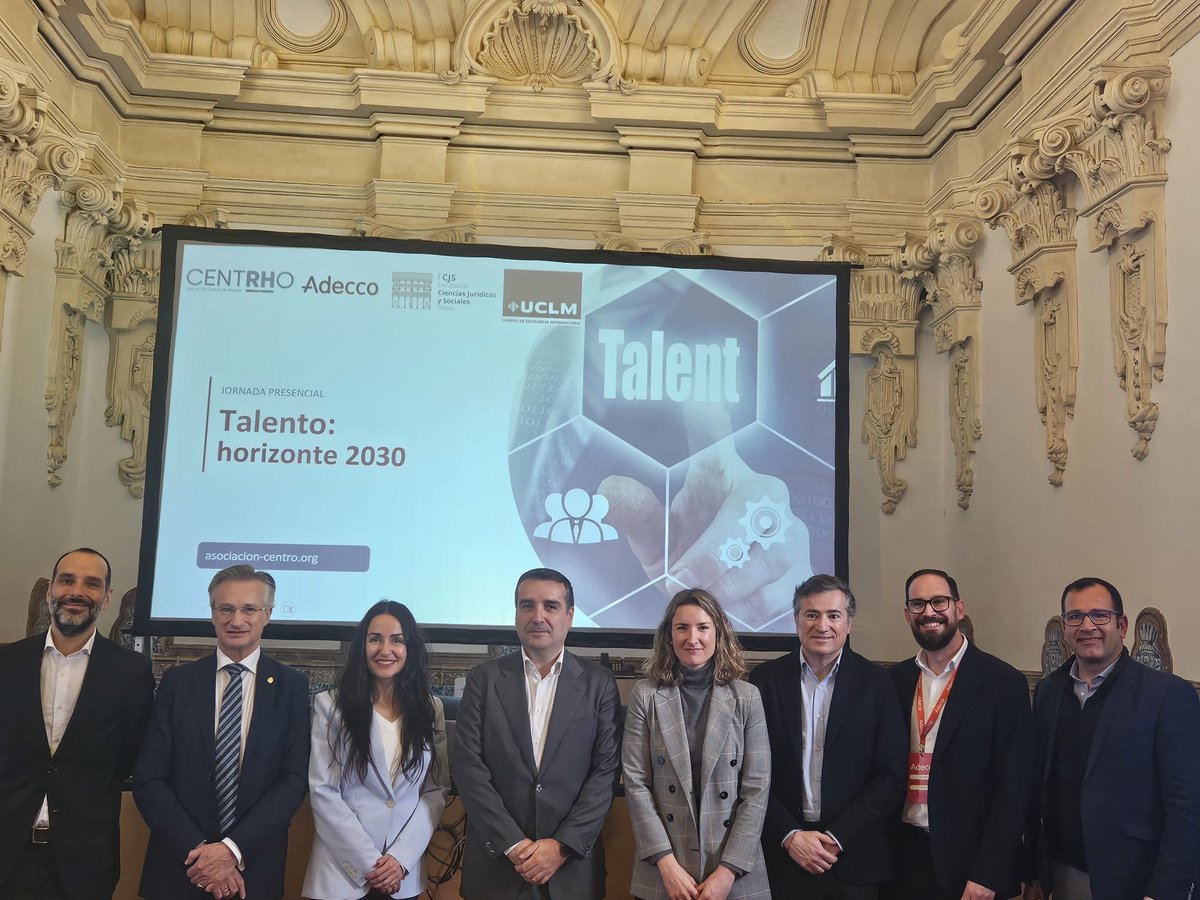 Felipe Hdez Perlines. (@fhperlines) on Twitter photo Ayer celebramos en la Facultad de CC. Jurídicas y Sociales de la <a href="/uclm_es/">Universidad de Castilla-La Mancha</a> la jornada "#Talento: #horizonte2030", junto a <a href="/asociacionrh/">Asociación Centro de Dirección de RRHH</a> y <a href="/adecco_es/">Adecco</a>.
Reflexionamos sobre los retos del #Talento y el futuro de los #RecursosHumanos.
¡Gracias a todos los que lo hicisteis posible! Ayer celebramos en la Facultad de CC. Jurídicas y Sociales de la <a href="/uclm_es/">Universidad de Castilla-La Mancha</a> la jornada "#Talento: #horizonte2030", junto a <a href="/asociacionrh/">Asociación Centro de Dirección de RRHH</a> y <a href="/adecco_es/">Adecco</a>.
Reflexionamos sobre los retos del #Talento y el futuro de los #RecursosHumanos.
¡Gracias a todos los que lo hicisteis posible!