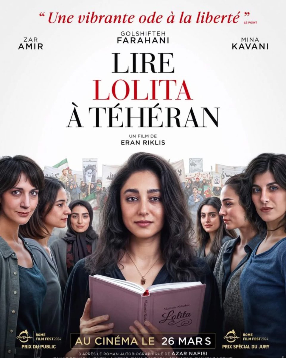LaBOInter's tweet image. Rendez-vous ce mercredi avec @golfarahani pour "Lire Lolita à Téhéran" d' Eran Riklis, en salles le 26 mars.

La bande : #Nagui @Leilakan @oldelaf #LisaDelmoitiez @CamilleLavabre #BrunoPeki @TanguyPastureau et @DanielMorinOff