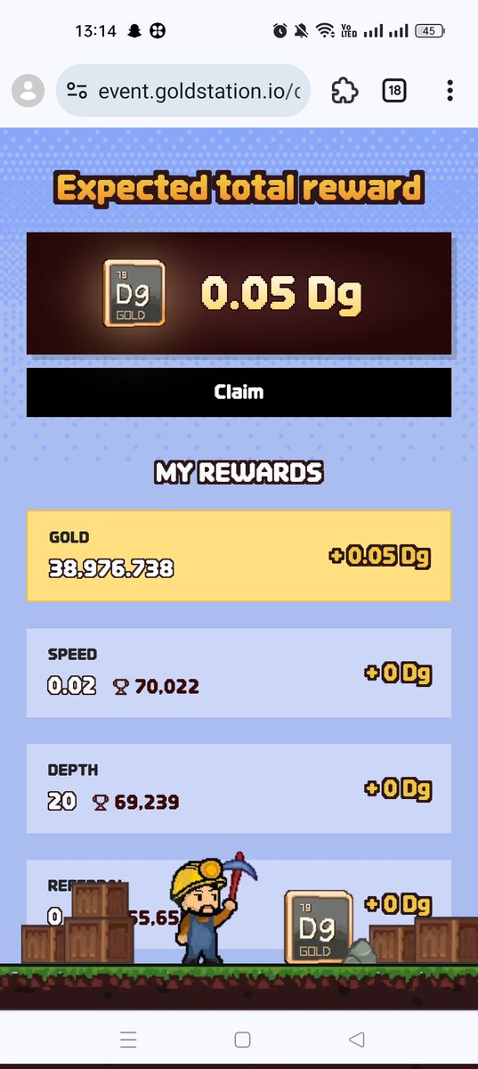 unique3091's tweet photo. @goldstation_io It's only for 20 users? What the hell is this 😡 https://t.co/NGv8wwv5vp