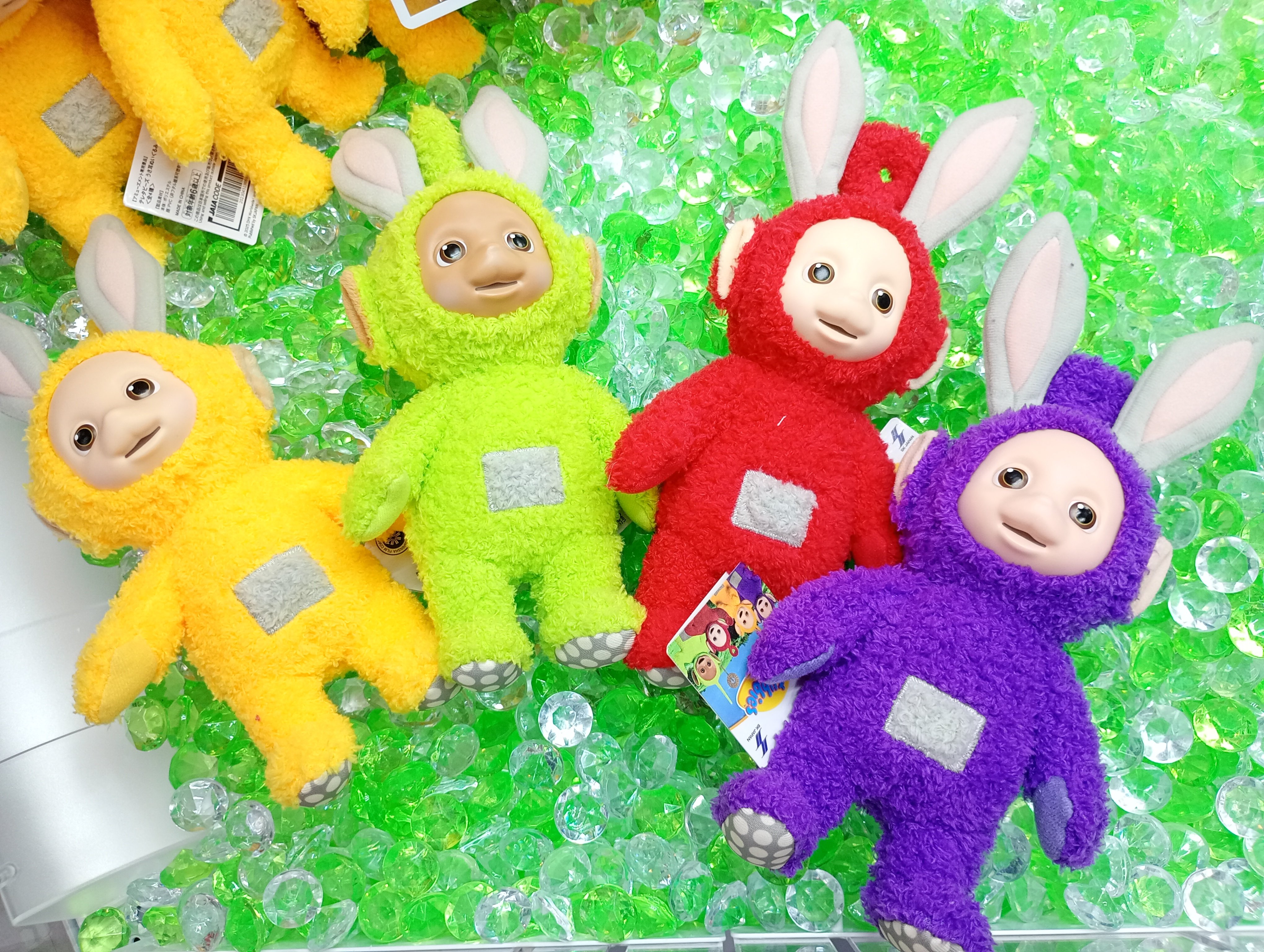 テレタビーズ うさ耳ぬいぐるみ 黄緑 （テレタビーズ うさ耳
