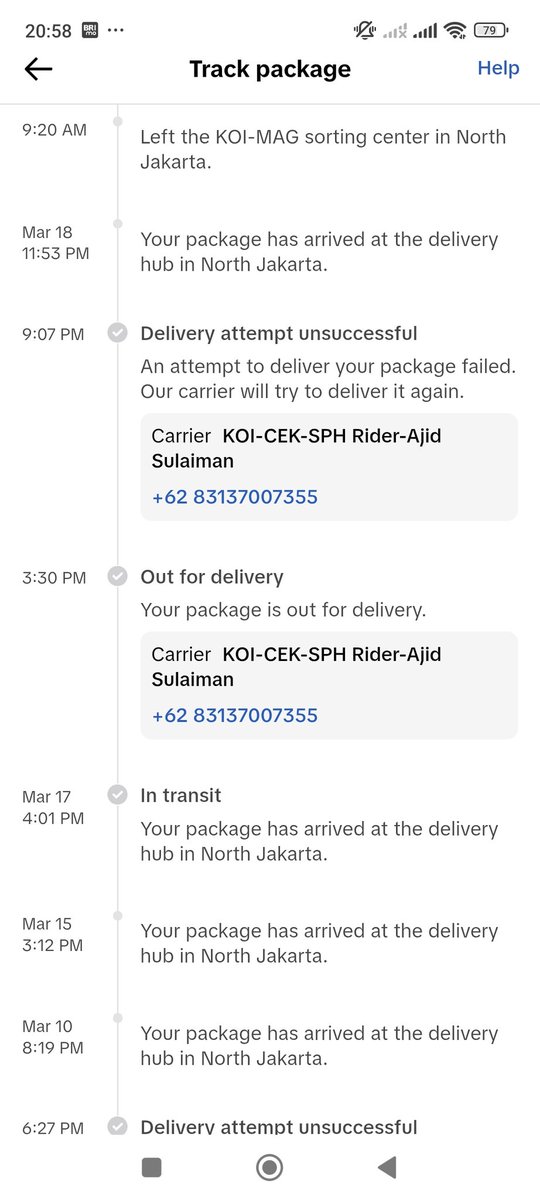 gegeteki's tweet photo. @ninjaxpress_id Min paket gw udh dr tgl 4  ampe skrg kaga sampe", mana Muter" terus HUB - Delivery Unsuccessful - HUB gitu aja terus ampe kiamat.. mending klo dr luar negeri lah ini gudang sama tempat gw aja paling cuma 30 menitan, w req ambil sndiri ga dikasih alamatnya. https://t.co/HG9p6pcgXH
