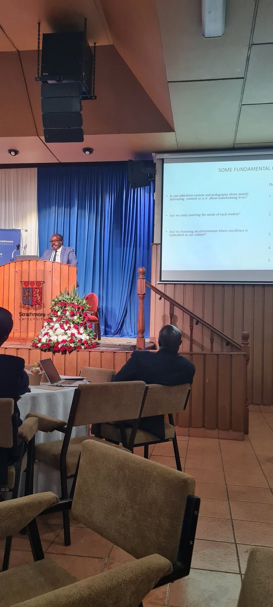 VinceOgutu's tweet image. Is our education system and pedagogies just delivering content or transforming lives? Great challenge by Prof. Mike Kuria, CEO of the Commission for University Education at our Academic Staff Workshop today.