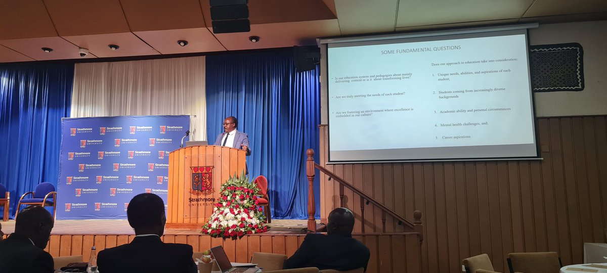 VinceOgutu's tweet image. Is our education system and pedagogies just delivering content or transforming lives? Great challenge by Prof. Mike Kuria, CEO of the Commission for University Education at our Academic Staff Workshop today.