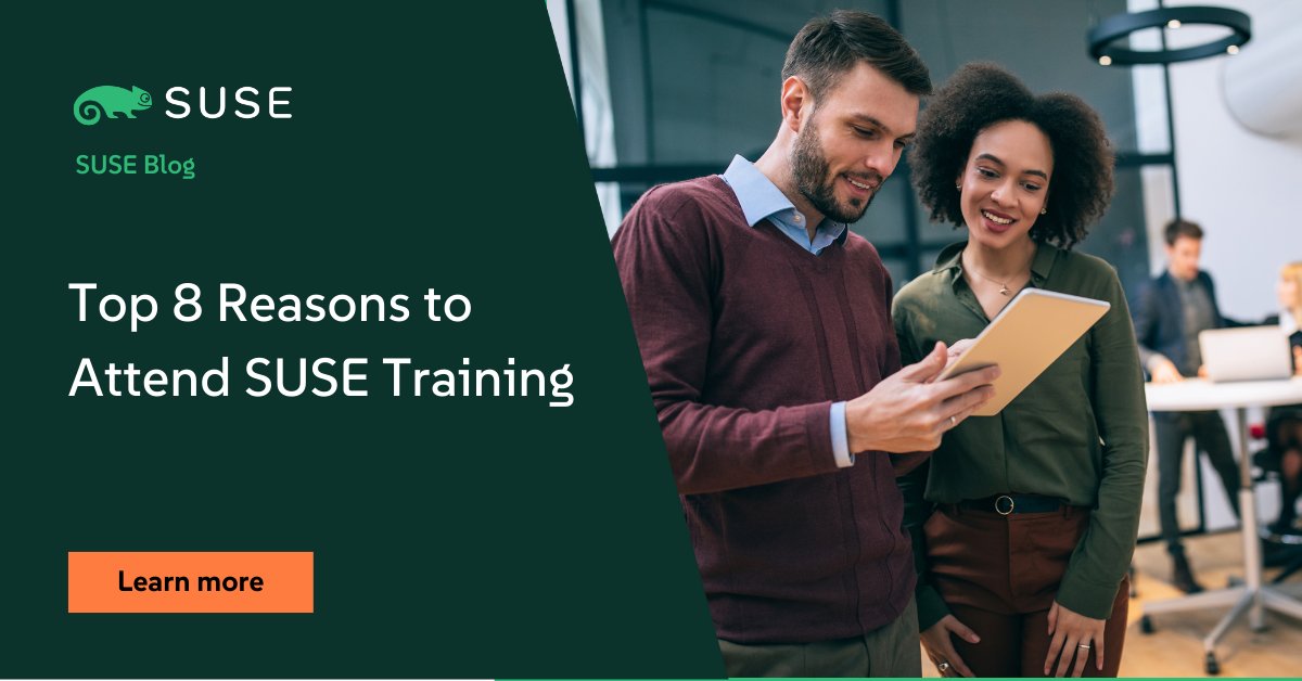 💡Do you want to enhance your #opensource and SUSE technology expertise, learning directly from a SUSE Certified Instructor? <a href="/SUSE/">SUSE</a>'s instructor-led training provides expert instruction, including hands-on technical labs to expand your knowledge &amp; skills.
🔗okt.to/Flcyom