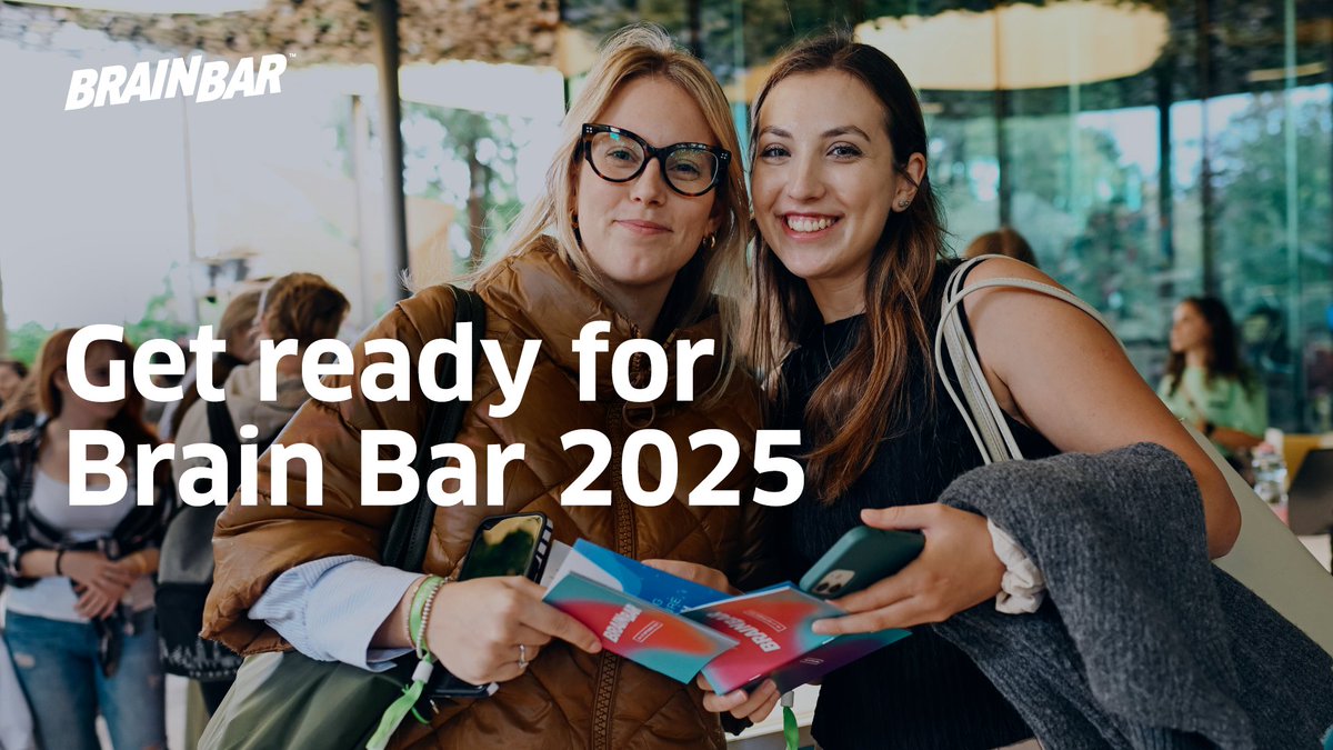 This year, Europe's largest festival on the future opening its gates again. Grab your early bird ticket, or if you’re a student or a teacher, sign up for a free pass to Brain Bar 2025! 👉tinyurl.com/studentteacher…