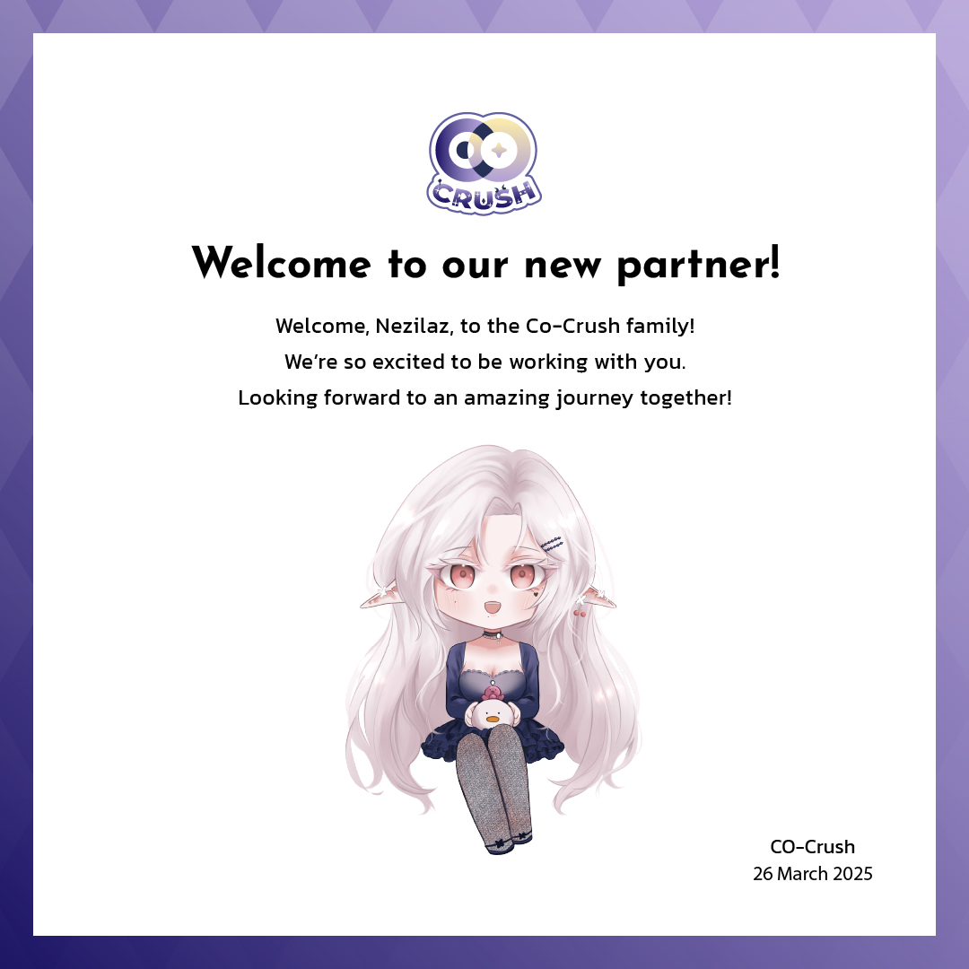 Welcome <a href="/nezilaz/">✧ | Co-Crush</a>  to Co-Crush family!
Please support her, too! 💜💜💜

#COCrushEvent