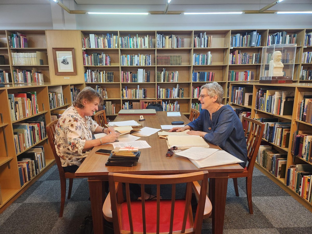 LibrarySpecial's tweet photo. Prof. Leanne Dreyer and Wiida Fourie-Basson are currently working on something truly special. They're diving into (Ms 407 ) A.V Duthie Collection, a treasure trove of botanical history. The Duthie Collection is known for its incredible botanical significance.
#Botany#A.V Duthie# https://t.co/Tmh4HRgGPc