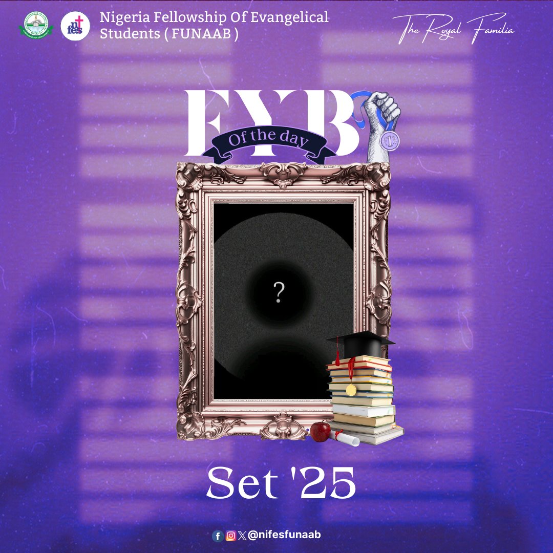 _Nifesfunaab's tweet photo. We present to you the set of '25.
Watch this space everyday for the Fyb personalities of the day.
#finalist #fyb #finalyearbrethren
@NIFESNational
#nifesfunaab #nifes #nifesnational #nifesian #deeV #funaab #funaabites https://t.co/OSbjDxWKS4