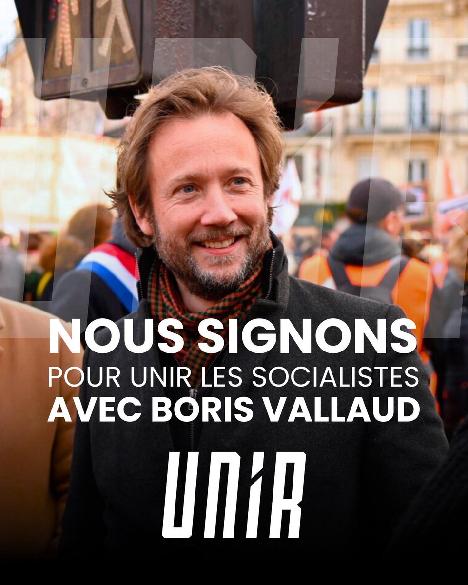 Je signe pour Unir notre Parti.
Unir les socialistes, c’est refuser les débats dépassés et se concentrer sur l’essentiel : bâtir un projet, mobiliser la société et former nos militants!